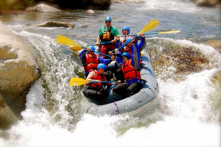 Whitewater rafting 